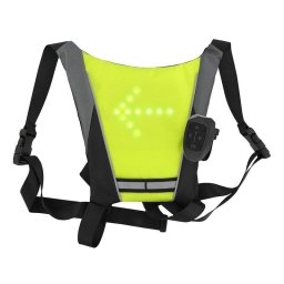 Chaleco de seguridad T'nB Urban Moov con LED y mando a distancia Amarillo/Negro