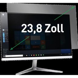 Filtro de privacidad Leitz 69010000 para monitor 23,8" 16:9 antirreflejo y filtro azul