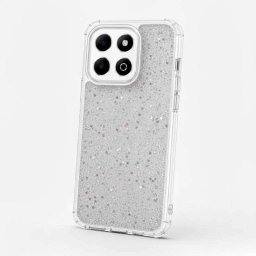 Funda para móvil La Casa de las Carcasas Glitter Premium Silicona TPU Transparente para Honor X7d