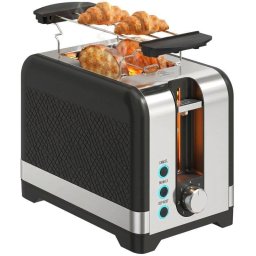 Tostadora Welltin 930W 7 Niveles 2 Rebanadas Negro