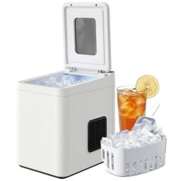 Máquina de hielo Welltin Compacta Autolimpiante 12 kg/día Blanca