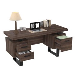 Escritorio de oficina Welltin con cajones silenciosos 135x54 cm