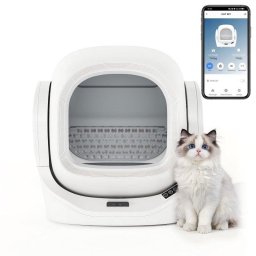 Caja de Arena Inteligente Welltin Auto-limpieza 68L Sensores Infrarrojos y Gravedad