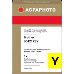 Cartucho de tinta amarillo AGFAPHOTO para impresoras Brother