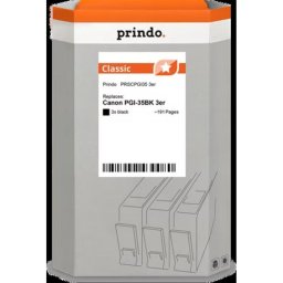 Cartucho de impresora Prindo Negro Compatible para Canon