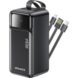 Power Bank Awei PA-107 50000 mAh 22.5W USB-C Lightning USB-A