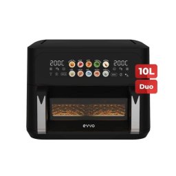 Freidora de Aire Evvo Tasty Fryer Advance Duo 10L 2900W Doble Resistencia