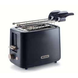 Tostadora Ariete 0157/03 2 rebanadas 760 W negra con pinzas y 7 niveles de tostado