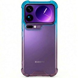 Funda para móvil La Casa de las Carcasas Bumper Reforzada Silicona Transparente Degradada para Xiaomi 17 Pro Max