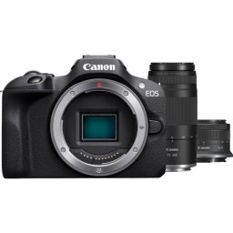 Cámara Mirrorless Canon EOS R100 24.1MP 18-45mm + 75-300mm WiFi Bluetooth
