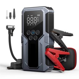 Arrancador Coche Autrucker 1500A con Inflador 150PSI y Power Bank 55.5Wh