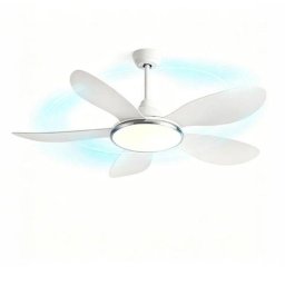 Ventilador de Techo con Luz Autrucker 54" 6 Velocidades Aspas ABS Silencioso con Mando