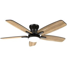 Ventilador de Techo con Luz Autrucker 42" Motor DC 6 Velocidades Aspas Duales Silencioso Mando