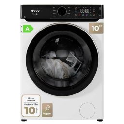 Lavadora Evvo Nova Q10 Carga Frontal 10 kg 1400 rpm Clase A Blanca Motor Inverter