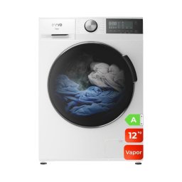 Lavadora Evvo Home W312W24A Carga Frontal 12 Kg 1400 rpm A Blanca Motor Inverter