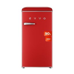 Frigorífico Mini Evvo F26R Defrost 90 cm 95 L E Rojo