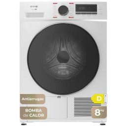Secadora de condensación Evvo Home Nature S8 D 8 kg Clase D con bomba de calor y sensor de humedad