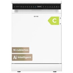 Lavavajillas Evvo Home D4Y 16 cubiertos Clase C con motor inverter silencioso