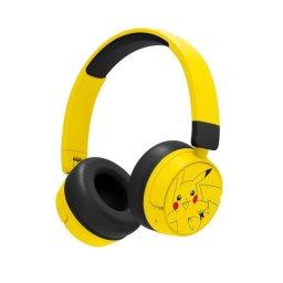 Auriculares OTL Technologies Pokémon Pikachu inalámbricos y con cable Bluetooth amarillo