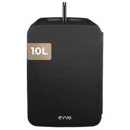 Nevera portátil Evvo Home F10B 10L negra con frío y calor silenciosa