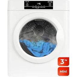 Secadora de evacuación Evvo Home Mini S3 3 kg Blanco con sensor humedad