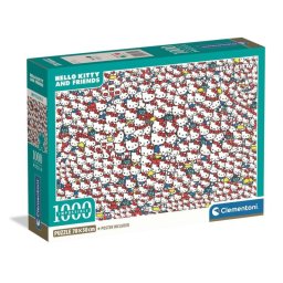 Puzzle Clementoni 37119 Compact Impossible Hello Kitty 1000 piezas multicolor