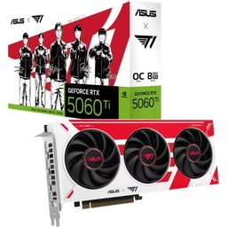 Tarjeta Gráfica ASUS GeForce RTX 5060 Ti T1 OC 8GB GDDR7 Reflex 2 RTX AI DLSS4.5