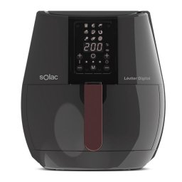 Freidora de Aire Solac Leviter Digital 3,5L 1500W con 9 programas y pantalla táctil