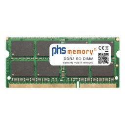 Memoria RAM PHS-memory SP192863 16GB 1x16GB DDR3 1600MHz 204-pin SO-DIMM 1,35V
