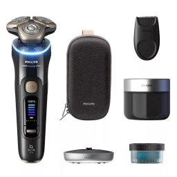 Afeitadora Facial Philips Series i9000 Prestige Ultra XP9400/31 Inalámbrica 60min Seco y Mojado 3 Cuchillas Carga Rápida