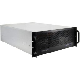 Servidor Inter-Tech 4U-465M2 doble Mini-ITX 6 bahías 4U Rack negro