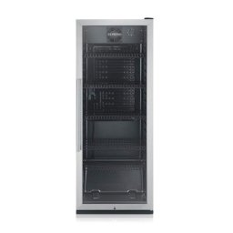 Refrigerador Severin FKS 8841 para bebidas 241L puerta cristal LED negro
