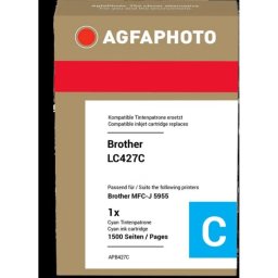 Cartucho de tinta AGFAPHOTO Cyan compatible Brother