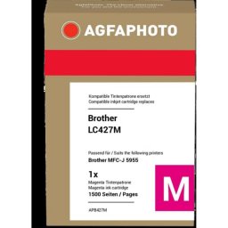 Cartucho de tinta AGFAPHOTO Magenta 1500 páginas para Brother