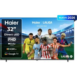 TV Haier LED H32K85GFX 32" Full HD 60Hz Smart TV Google TV HDR10 Dolby Audio