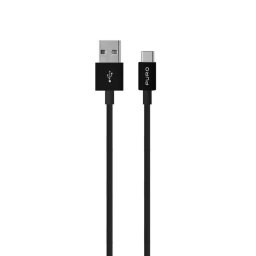 Cable USB PURO USB A a USB C 1 m USB 3.2 Gen 1 Negro