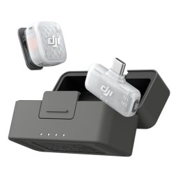 Micrófono DJI Mic Mini 2S omnidireccional con transmisor y receptor móvil