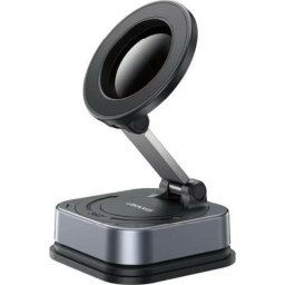 Soporte magnético para smartphone Usams US-SJ042-W con ajuste 720° y ventosa