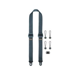 Correa Peak Design Slide Lite azul cuero vegano para cámara digital 145 cm
