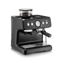 Cafetera Espresso Bodum Bistro Noir Compacta con vapor y agua caliente