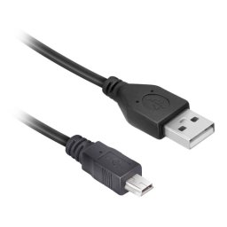 Cable USB EKON ECITUSBMINI30MMK 3 m USB A a Mini-USB A Negro