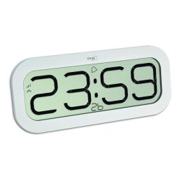 Reloj Digital de Mesa TFA Dostmann 60.4514 LCD Ovalado Blanco