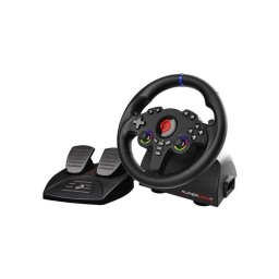 Volante gaming Subsonic Superdrive 220 RS-5 con pedales y LED multicolor para PS5/PC/Xbox/Switch