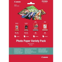 Papel fotográfico Canon Brillante/Mate/Semibrillante A4 10x15 cm 20 hojas