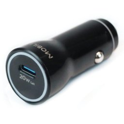Cargador para coche Mobilis 020016 USB-C 20W GaN carga rápida