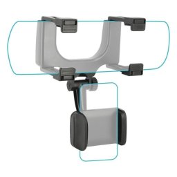Soporte Universal Mobilis 001377 para Smartphone Coche Ajustable Rotación 360°