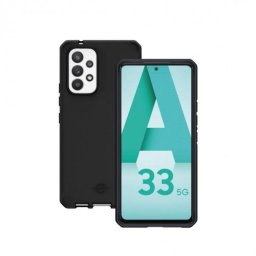 Funda para móvil Mobilis Spectrum Cover case Polímero Negro Antibacteriana para Galaxy S23