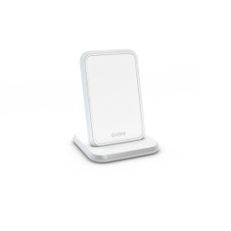 Cargador Inalámbrico ZENS ZESC13W 10W Qi Vertical Aluminio Blanco