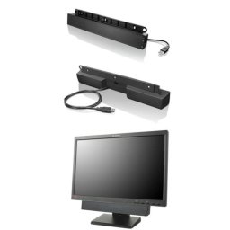 Altavoces Lenovo Soundbar Alámbricos 2,5 W RMS para PC Negro