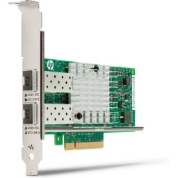 Tarjeta de red HP X550 10GBASE-T Ethernet 10 Gbps doble puerto verde plata